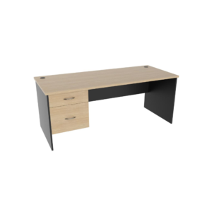 1800x750x720h_1P-1F_Momentum-Office-Desk-with-drawer_oak-graphite