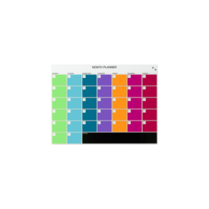 12101 coloured week planner